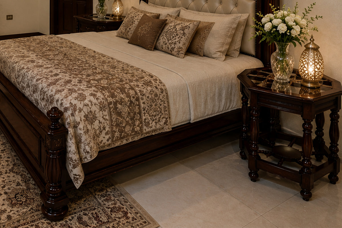 Refreshed wooden furniture after EasyShine furniture polish treatment